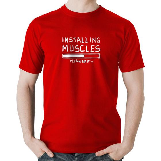 Imagem de Camiseta Algodão Installing Muscles - Foca na Moda