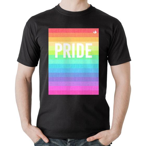 Imagem de Camiseta Algodão LGBT Pride - Arco-íris Orgulho - Foca na Moda