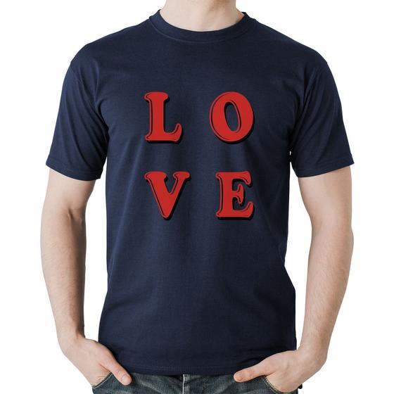 Imagem de Camiseta Algodão LOVE - Foca na Moda