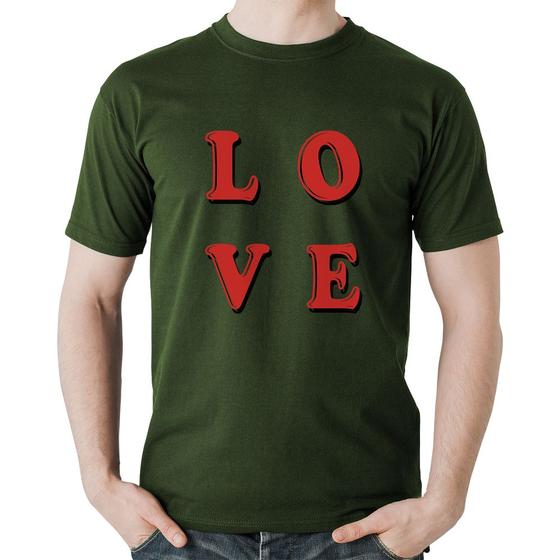Imagem de Camiseta Algodão LOVE - Foca na Moda