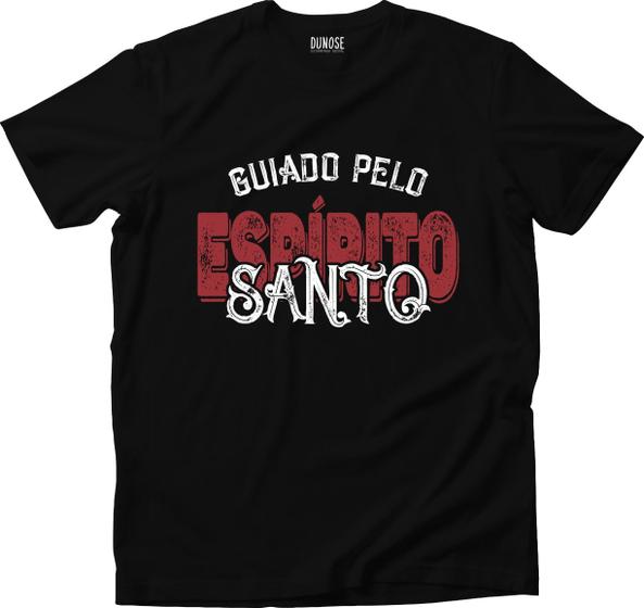 Imagem de Camiseta Algodão Masculina cristã Guiados Espirito Santo