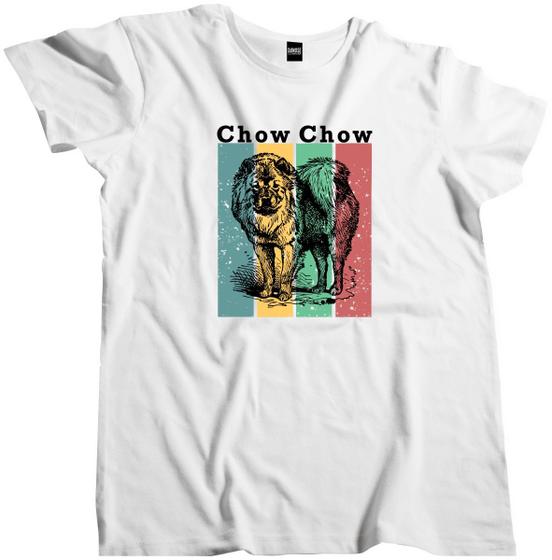 Imagem de Camiseta Algodão Masculina Vintage Pet Cachorro Chow Chow