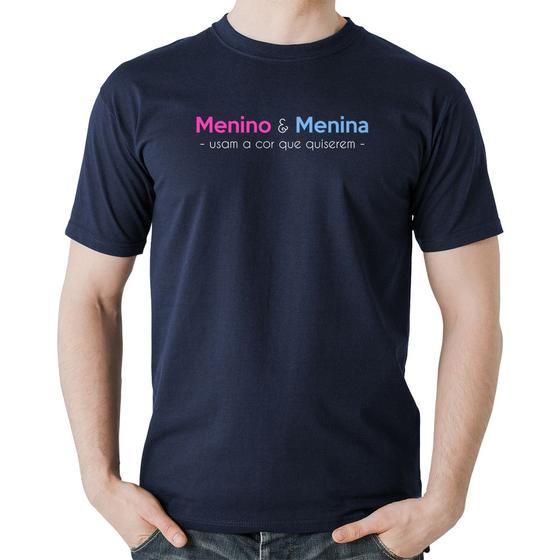 Imagem de Camiseta Algodão Menino e menina usam a cor que quiserem - Foca na Moda