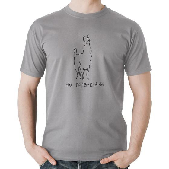 Imagem de Camiseta Algodão No Prob-llama - Foca na Moda