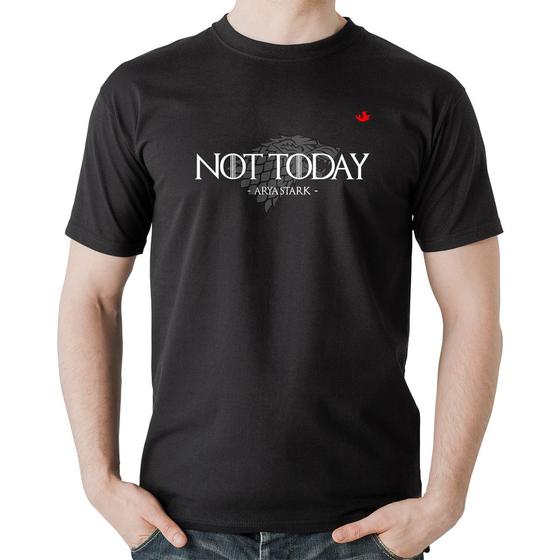 Imagem de Camiseta Algodão Not Today, Arya Stark - Foca na Moda