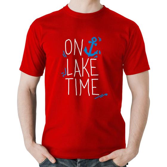 Imagem de Camiseta Algodão On Lake Time - Foca na Moda