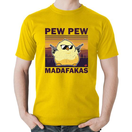 Imagem de Camiseta Algodão Pew Pew Madafakas - Foca na Moda