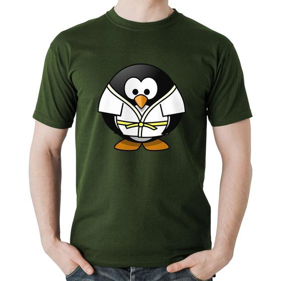 Imagem de Camiseta Algodão Pinguim Judô - Foca na Moda