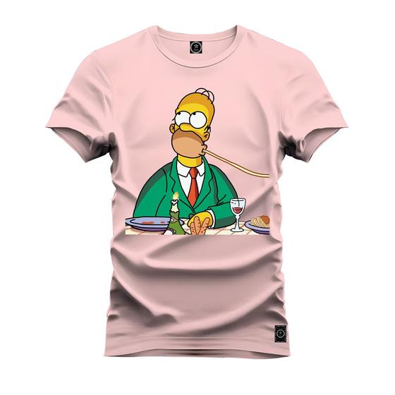 Imagem de Camiseta Algodão Plus Size Premium Tamanho Especial Homer