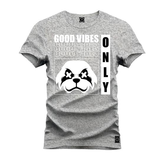 Imagem de Camiseta Algodão Plus Size Premium Tamanho Especial Only Panda