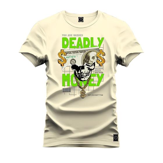 Imagem de Camiseta Algodão Plus Size Tamanho Grande Deadly Money