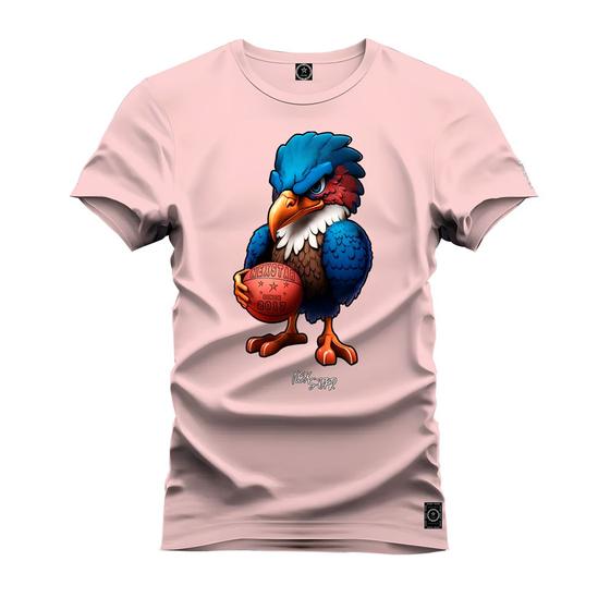 Imagem de Camiseta Algodão Plus Size Tamanho Grande Passaro Basquete