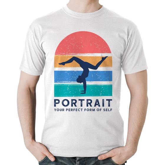 Imagem de Camiseta Algodão Portrait Your Perfect Form Of Self - Foca na Moda
