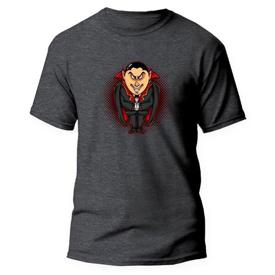 Imagem de Camiseta Algodão Premium Básica Estampa Digital Drácula