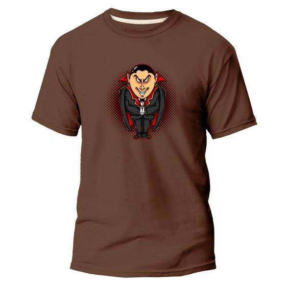 Imagem de Camiseta Algodão Premium Básica Estampa Digital Drácula