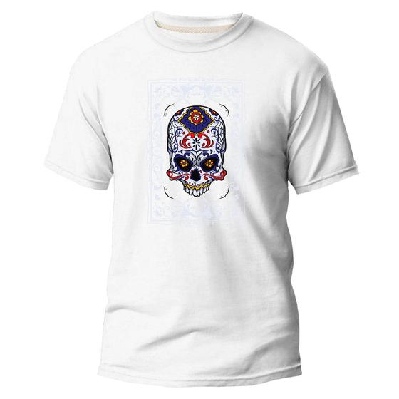 Imagem de Camiseta Algodão Premium Estampa Digital Caveira Amulet Ju 