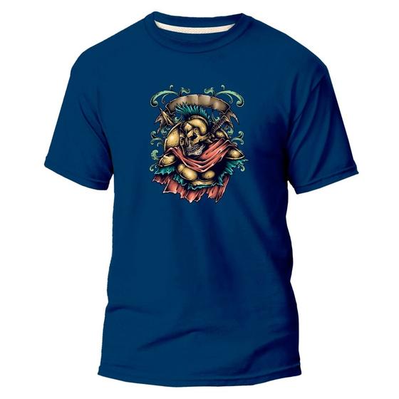 Imagem de Camiseta Algodão Premium Estampa Digital Caveira Soldado 