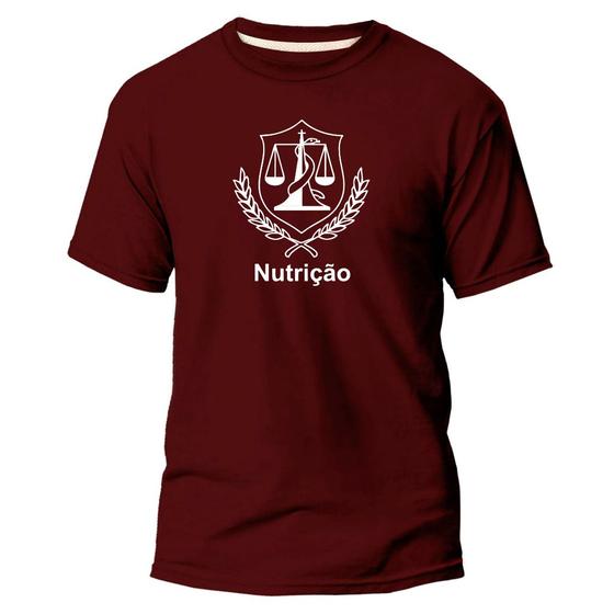 Imagem de Camiseta Algodão Premium Estampa Digital Faculdade Nutrição