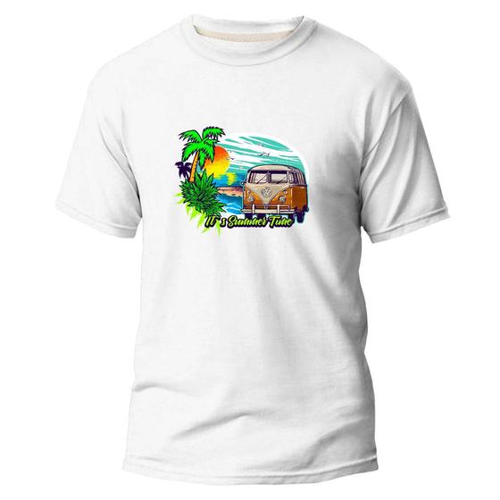 Imagem de Camiseta Algodão Premium Estampa Digital Kombi Relíquia Leve