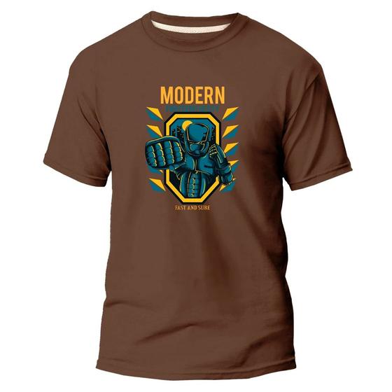 Imagem de Camiseta Algodão Premium Estampa Digital Modern Figth Leve