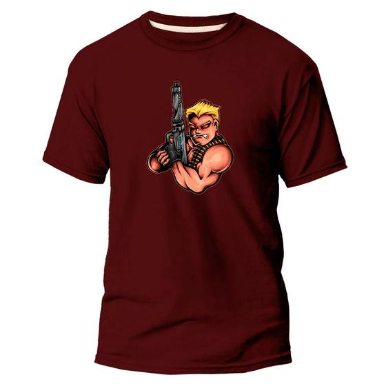 Imagem de Camiseta Algodão Premium Estampa Digital Rambo Bravo Leve