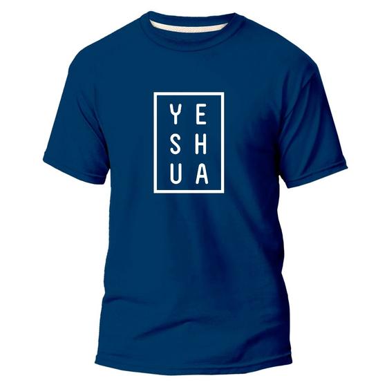 Imagem de Camiseta Algodão Premium Estampa Digital Yeshua Jesus Cristo