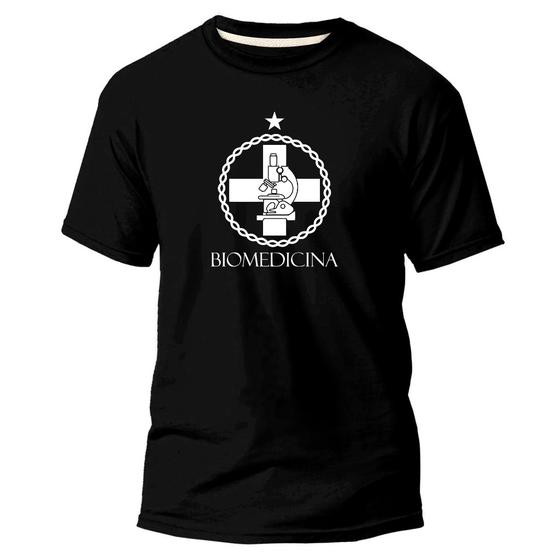 Imagem de Camiseta Algodão Premium Estampa Dtf Faculdade Biomedicina