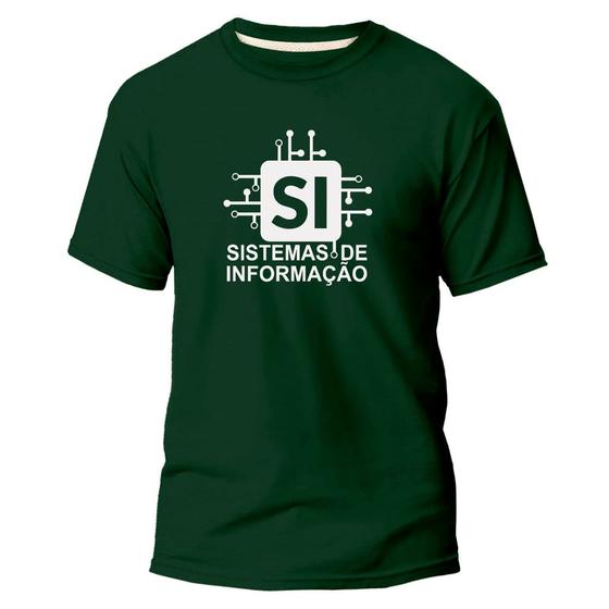 Imagem de Camiseta Algodão Premium Estampa DTF Sistema da Informação