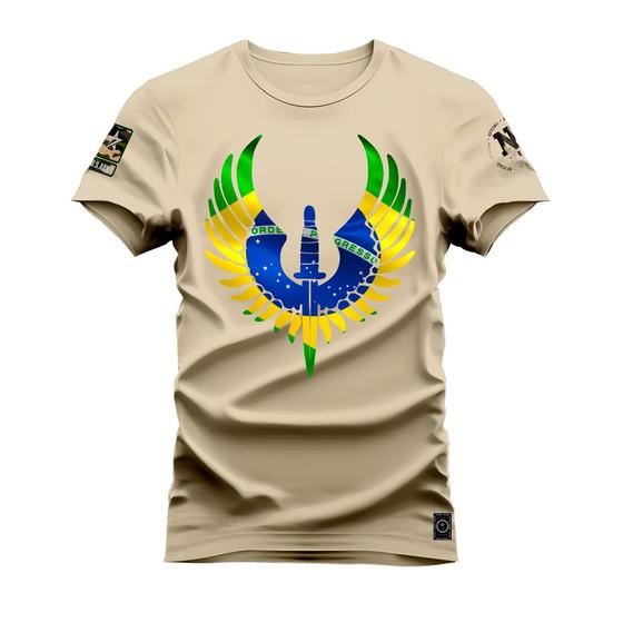 Imagem de Camiseta Algodão Premium T-Shirt Brasão Nation