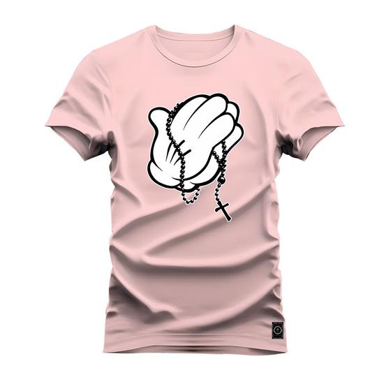 Imagem de Camiseta Algodão Premium T-Shirt Mão Rezando