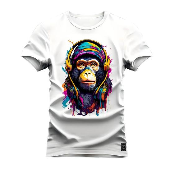 Imagem de Camiseta Algodão Premium T-Shirt Nft Monkey