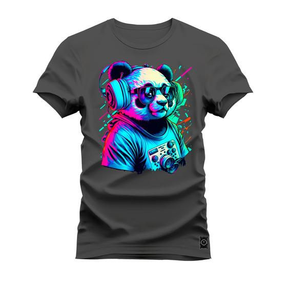 Imagem de Camiseta Algodão Premium T-Shirt Panda Show