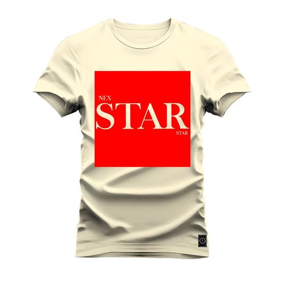 Imagem de Camiseta Algodão Premium T-Shirt Star Red