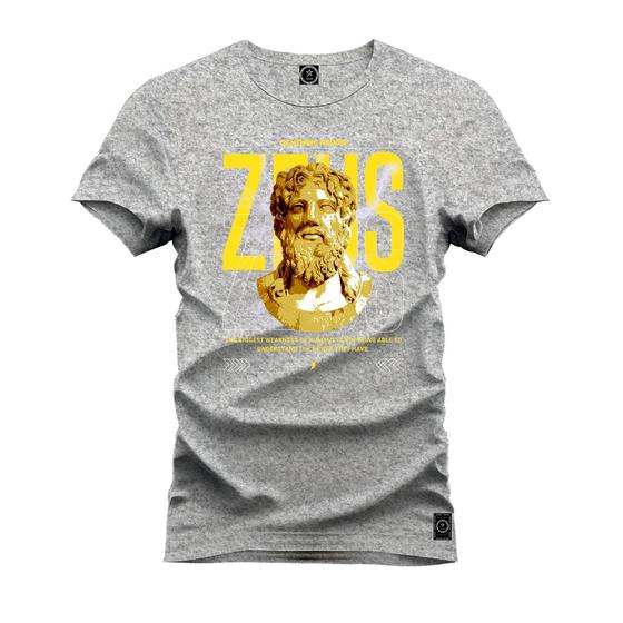 Imagem de Camiseta Algodão Premium T-Shirt Zeus Rei