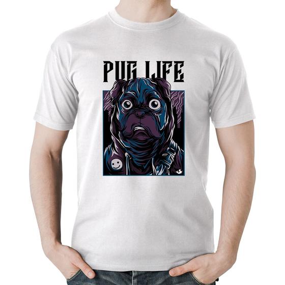 Imagem de Camiseta Algodão Pug Life - Foca na Moda