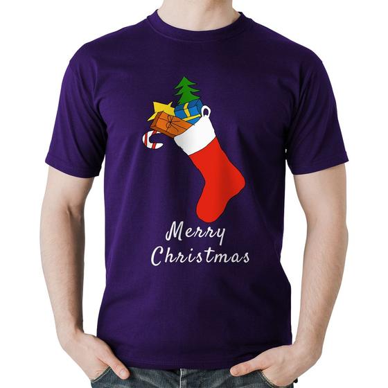 Imagem de Camiseta Algodão Socket Merry Christmas - Foca na Moda