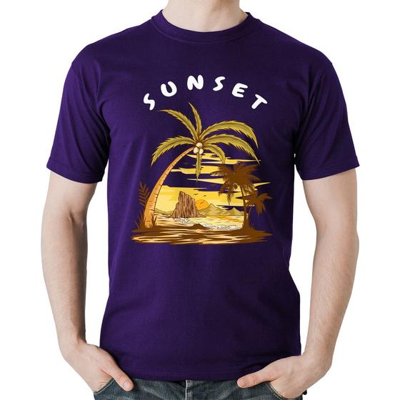 Imagem de Camiseta Algodão Sunset Beach - Foca na Moda