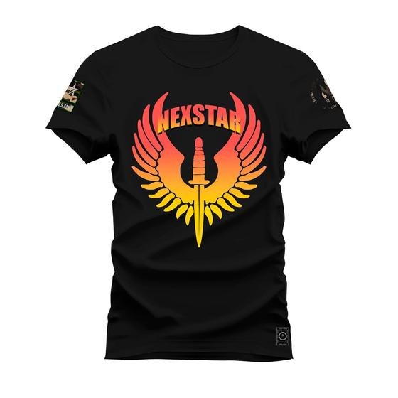 Imagem de Camiseta Algodão T-Shirt Premium Estampada Nexstar Brasão