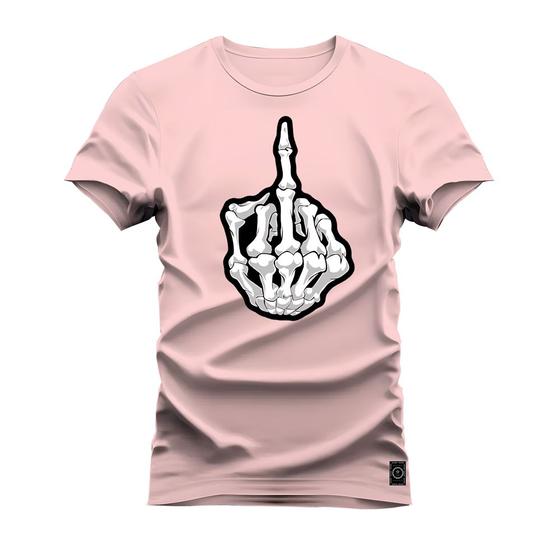 Imagem de Camiseta Algodão T-Shirt Premium Estampada The Fuck Caveira