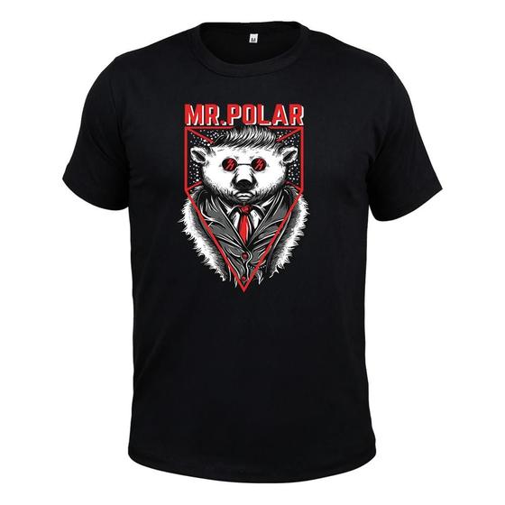 Imagem de Camiseta Algodão Tecido Macio Estampada Mr. Polar