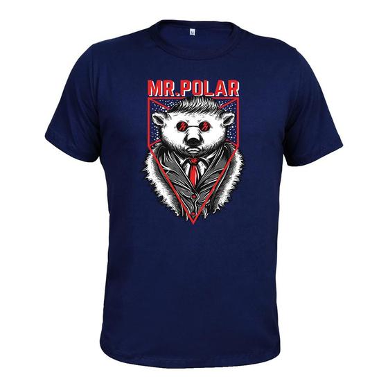 Imagem de Camiseta Algodão Tecido Macio Estampada Mr. Polar