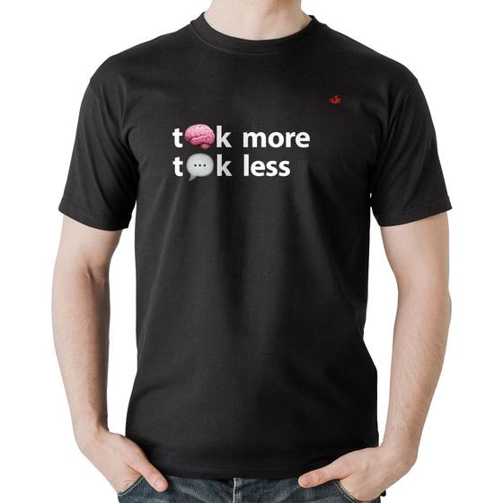 Imagem de Camiseta Algodão Think more, Talk less - Foca na Moda