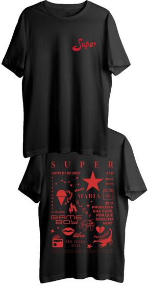 Imagem de Camiseta Algodão Unissex Jão Super Cantor Show Camisa