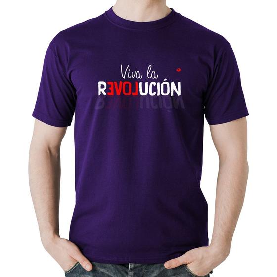 Imagem de Camiseta Algodão Viva la Revolución - Foca na Moda