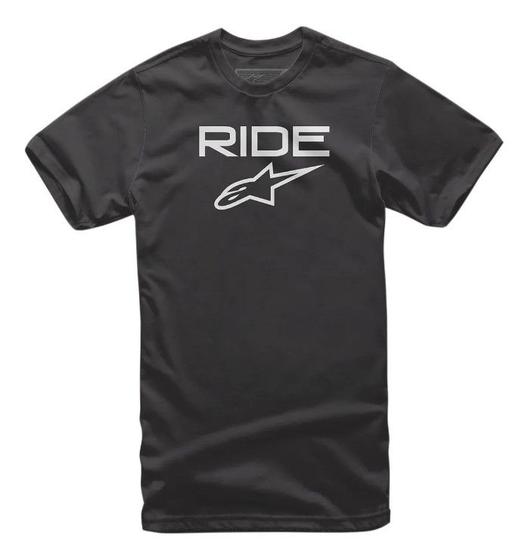 Imagem de Camiseta Alpinestars Ride 2.0 Preta Branc