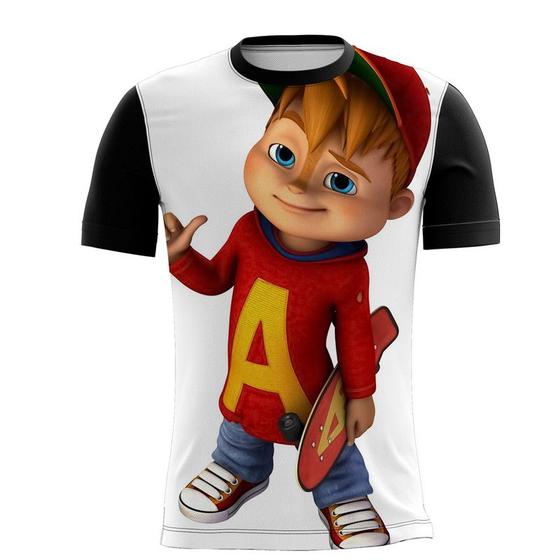 Imagem de Camiseta Alvin e os Esquilos Aventura Música Diversão 1