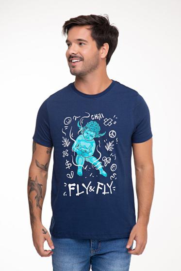 Imagem de Camiseta Angel Fly - Azul Marinho