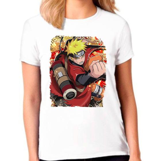 Imagem de Camiseta anime naruto desenho feminina03