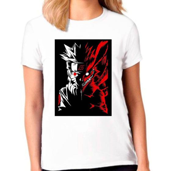 Imagem de Camiseta anime naruto desenho feminina28