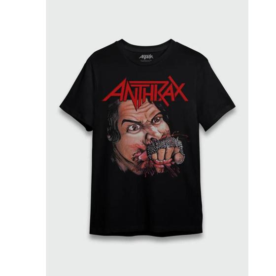 Imagem de Camiseta Anthrax Fistful Of Metal Tam. Gg Oficial Consulado